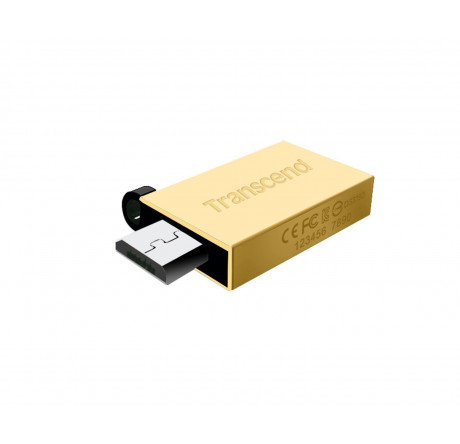 USB флеш-карта Transcend 16GB JETFLASH 380 OTG (Gold) Transcend - valday-experts.ru – фото 2