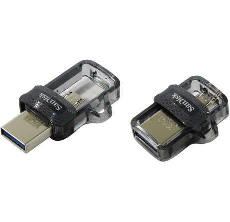 USB флеш-накопитель SANDISK 16Gb Ultra Dual drive черный Sandisk - valday-experts.ru – фото 1