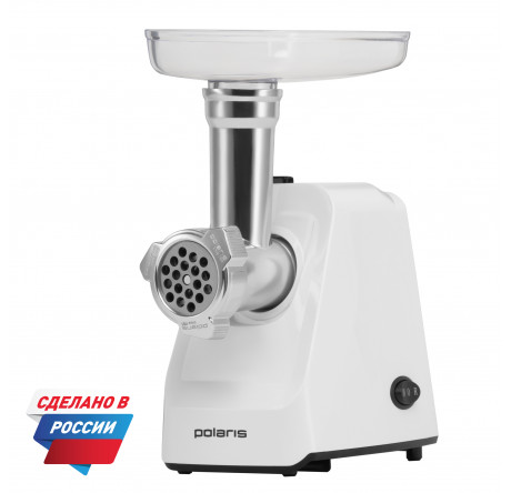 Мясорубка Polaris PMG 1852 белая Polaris - valday-experts.ru – фото 1