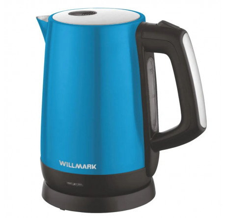 Электрочайник Willmark WEK-1758S голубой  WILLMARK - valday-experts.ru – фото 1