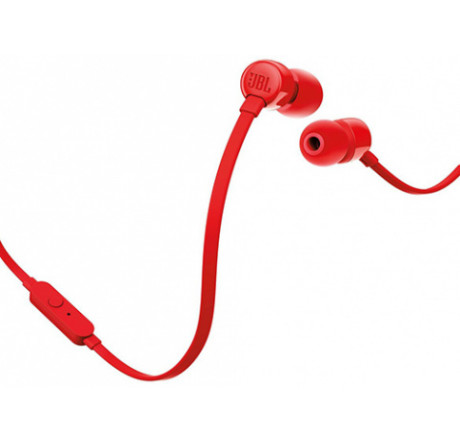 JBL T110RED  T110, красная Гарнитура JBL - valday-experts.ru – фото 1