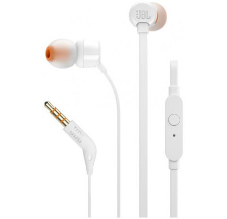 JBL T110, белая Гарнитура JBL - valday-experts.ru – фото 1
