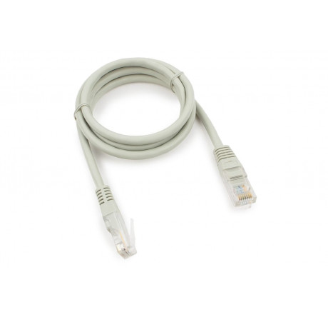Cablexpert PP10-1M медный UTP кат.5e, 1м, разъем RJ-45 серый Патч-корд  CABLEXPERT - valday-experts.ru – фото 1