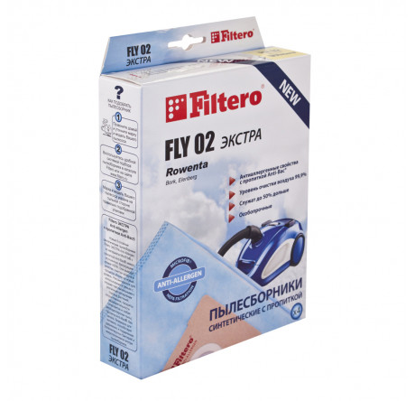 Пылесборники Filtero FLY 02 (4) Экстра Filtero - valday-experts.ru – фото 2
