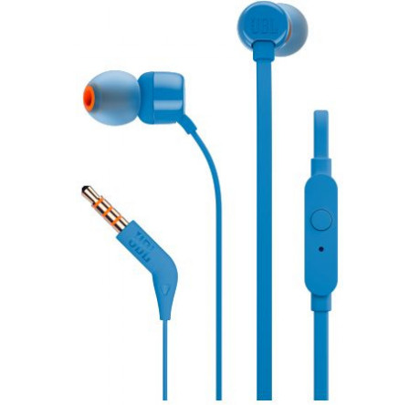 JBL T110, синий Гарнитура JBL - valday-experts.ru – фото 1