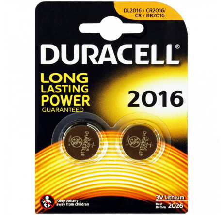 Duracell CR2016-2BL Батарейки  Duracell - valday-experts.ru – фото 1