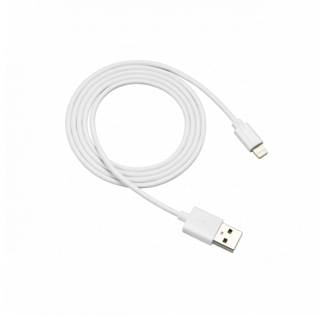 Canyon CNS-MFICAB01W Ultra-compact MFI Cable, certified by Apple, 1M length, 2.8mm , Whi Кабель USB  CANYON - valday-experts.ru – фото 1