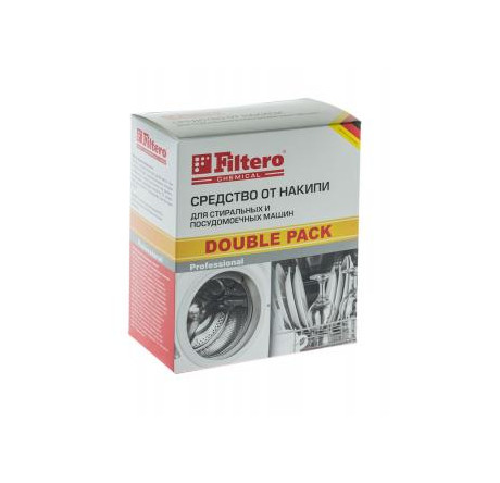 Filtero Double Pack арт 611 Средство от накипи д/ПММ и СМ  Filtero - valday-experts.ru – фото 1
