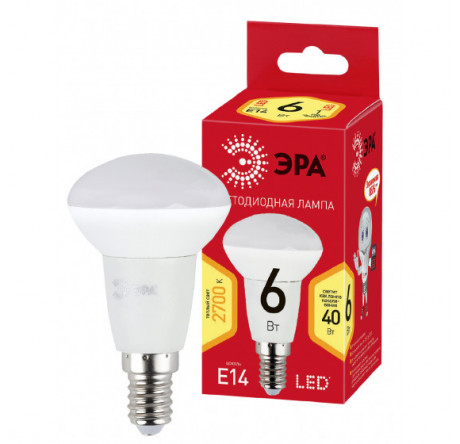 ECO LED R50-6W-827-E14 ЭРА ЭРА - valday-experts.ru – фото 1