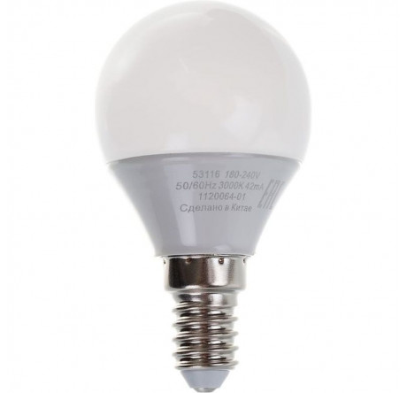 GAUSS LED ELEMENTARY GLOBE 6W E14 GAUSS - valday-experts.ru – фото 1