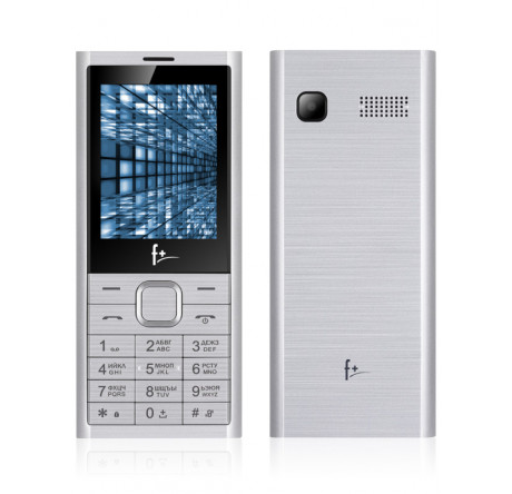 Мобильный телефон F+ B280 Silver F+ - valday-experts.ru – фото 1