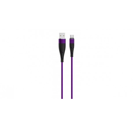 Partner-Olmio SOLID, USB 2.0 - Type-C, 1.2м, 2.1A, усиленный, цвет титановый 039050 Кабель  PARTNER - valday-experts.ru – фото 1