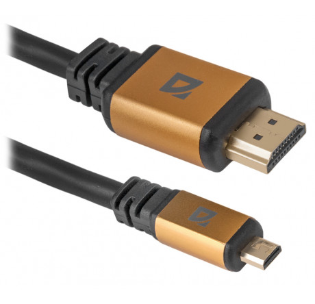 Defender Professional HDMI-microHDMI 1.8м (87461) Кабель Defender - valday-experts.ru – фото 1