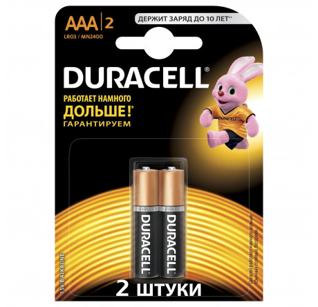 Duracell LR03-2BL BASIC Элемент питания  Duracell - valday-experts.ru – фото 1