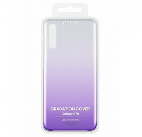 Samsung для Samsung Galaxy A10 Gradation Cover фиолетовый (EF-AA105CVEGRU) Чехол (клип-кейс)  Samsung - valday-experts.ru – фото 1