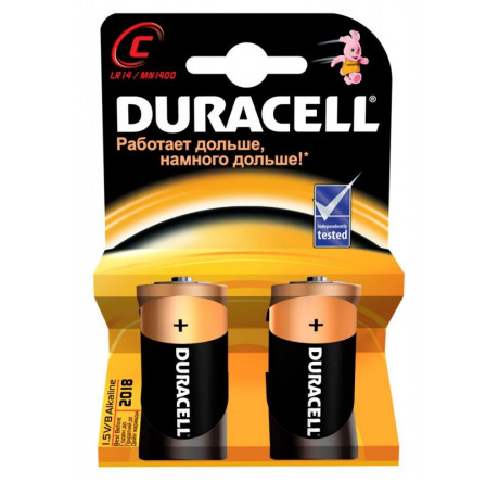 Duracell LR14-2BL (блистер) 2шт Батарея Duracell - valday-experts.ru – фото 1