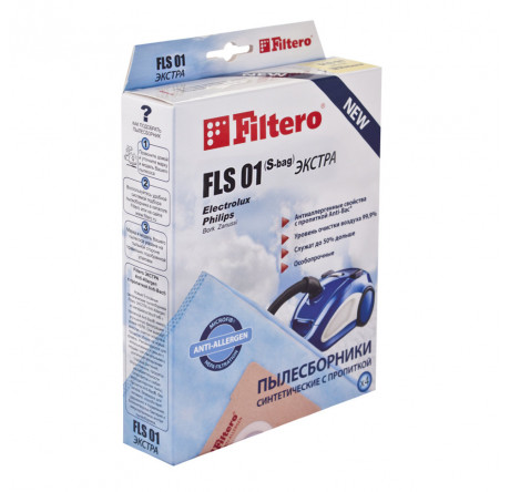 Пылесборник Filtero FLS 01 (S-bag) (4) ЭКСТРА Filtero - valday-experts.ru – фото 1