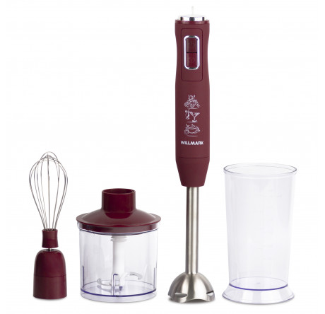 Блендер Willmark WHB-1450PS бордовый  WILLMARK - valday-experts.ru – фото 1