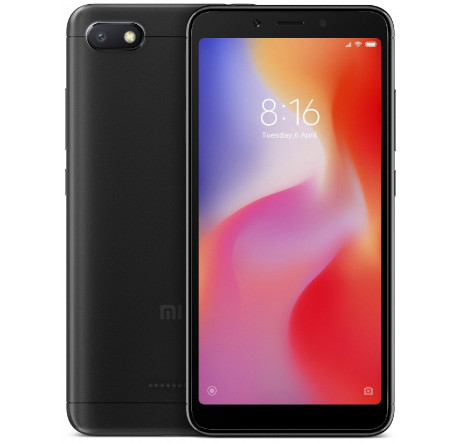 Смартфон Xiaomi Redmi 6 Black (M1804C3DG), 5.45'' 18:9 1440x720, Xiaomi - valday-experts.ru – фото 1