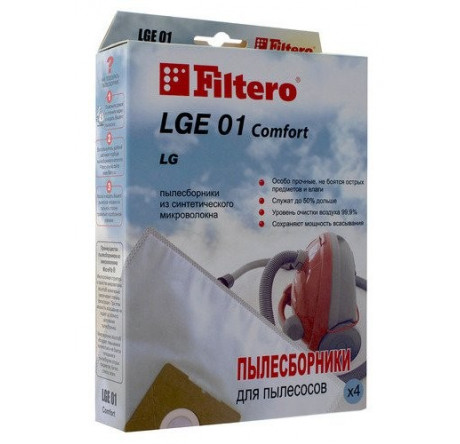 Пылесборник Filtero LGE 01 (4) Comfort Filtero - valday-experts.ru – фото 1