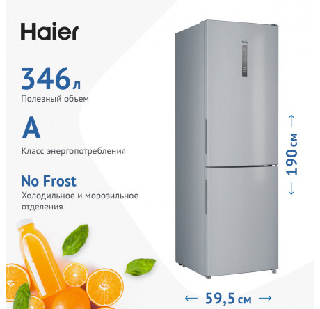 Haier CEF535ASD серебристый Холодильник двухкамерный  HAIER - valday-experts.ru – фото 1