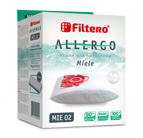 Пылесборник Filtero MIE 02 (4) Allergo  Filtero - valday-experts.ru – фото 1