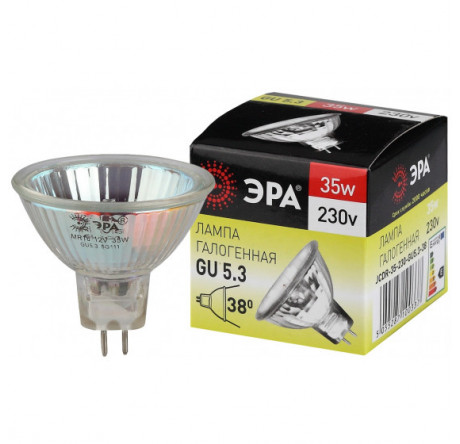 GU5.3-JCDR (MR16) -35W-230V-CL ЭРА ЭРА - valday-experts.ru – фото 1