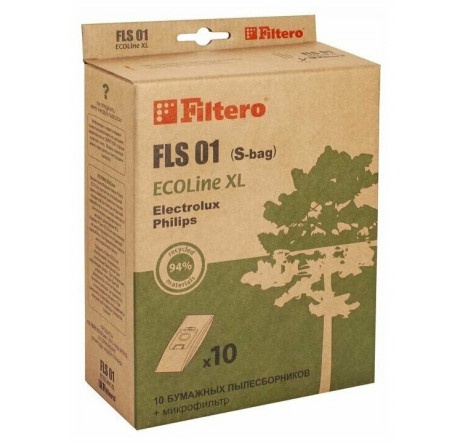 Пылесборник Filtero FLS 01 (S-bag) (10+) XL ECOLine Filtero - valday-experts.ru – фото 1