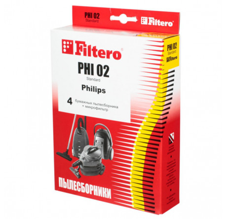 Пылесборник Filtero PHI 02 (4) Standard Filtero - valday-experts.ru – фото 1
