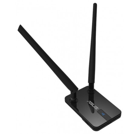 ASUS USB-N14 Wireless N USB Adapter (RTL) (802.11n/g/b, 300Mbps, 2x5dBi) Адаптер беспроводной Asus - valday-experts.ru – фото 1