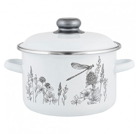 Кастрюля Appetite Flora-2 ТМ 1RD201M Noname - valday-experts.ru – фото 1