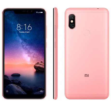 Смартфон Xiaomi Redmi Note 6 Pro Rose Gold  64ГБ Xiaomi - valday-experts.ru – фото 1