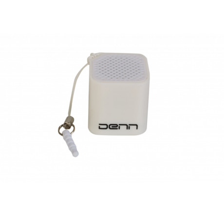 DENN DBS112 с микрофоном и встроенным аккумулятором. Мощность 2W. Белая Беспроводная аудио колонка  Denn - valday-experts.ru – фото 1