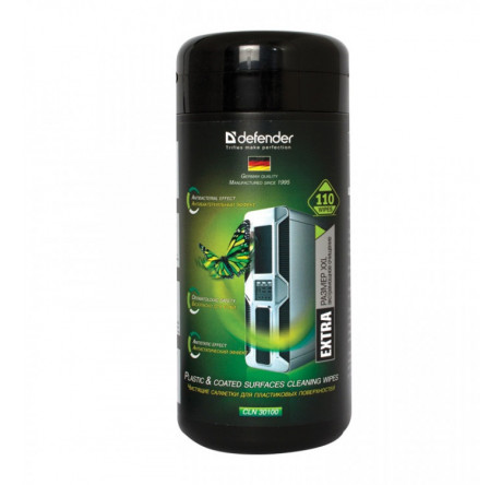 Defender CLN 30100 Pro 110 шт,туба, термобонд для поверхностей Салфетки  Defender - valday-experts.ru – фото 1