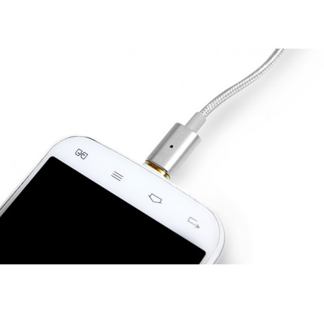 Partner магнитный USB 2.0 - Apple iPhone/iPod/iPad с разъемом 8pin 1.2м нейлон ПР033505 Кабель  PARTNER - valday-experts.ru – фото 1
