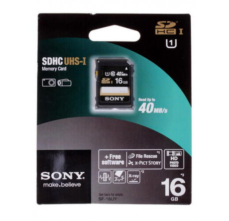 Карта памяти Sony SDHC 16 Gb Class 10  Sony - valday-experts.ru – фото 1