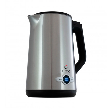 Электрочайник Lex LX30022-1 серебристый  LEX - valday-experts.ru – фото 1