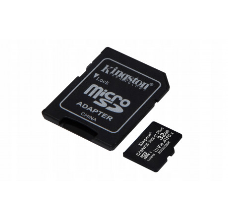 Kingston SDCS2/32GB 32GB micSDHC Canvas Select Plus 100R A1 C10 Card + ADP Флеш-накопитель  Kingston - valday-experts.ru – фото 1
