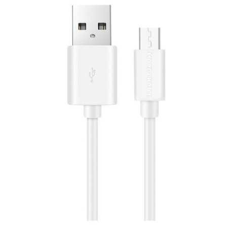 More choice USB 2.1A для micro USB Light 1м белый K13m Дата-кабель  MORE CHOICE - valday-experts.ru – фото 1