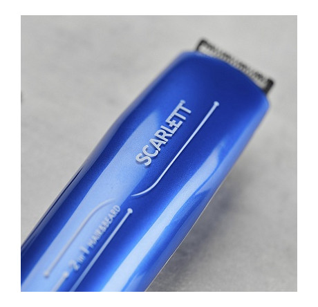 Scarlett SC-HC63C57 синий Машинка для стрижки аккумулятор сеть Scarlett - valday-experts.ru – фото 1
