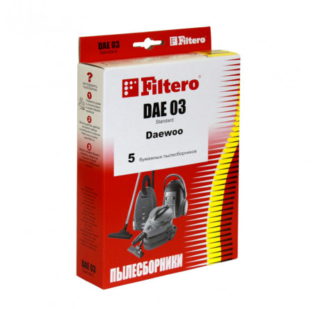 Пылесборник Filtero DAE 03 (5) Standard Filtero - valday-experts.ru – фото 1