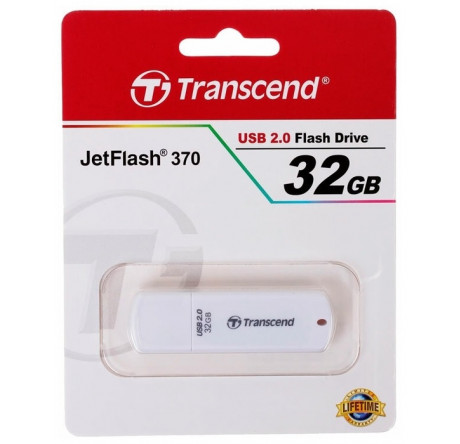 USB флеш-накопитель Transcend 32Gb Jetflash 370 USB2.0 белый Transcend - Валдай Эксперт фото 1 USB флеш-накопитель Transcend 32Gb Jetflash 370 USB2.0 белый Transcend - valday-experts.ru – фото 1