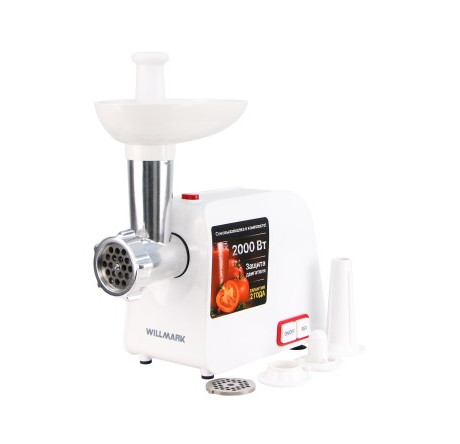 Мясорубка Willmark WMG-2043JW белый WILLMARK - valday-experts.ru – фото 1