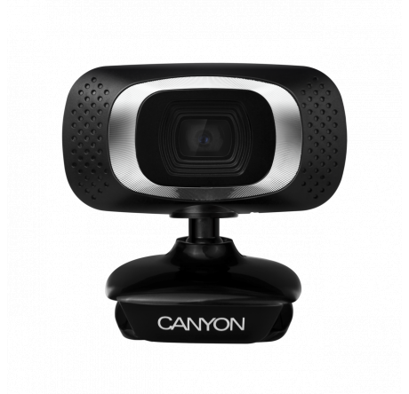Canyon CNE-CWC3N 720P HD webcam with USB2.0. 360 градусов 1.0Mega pixels 1280*720 кабель 2 Вебкамера CANYON - valday-experts.ru – фото 1