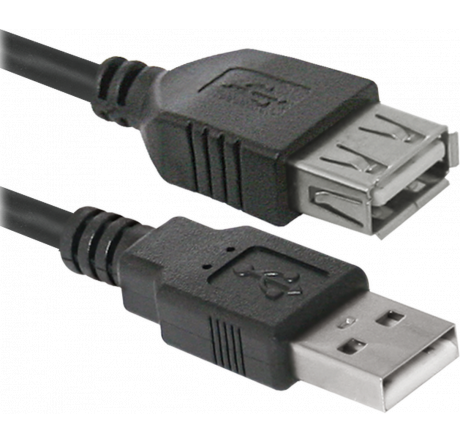 Defender USB02-10 USB2.0 AM-AF, 3.0м Кабель  Defender - valday-experts.ru – фото 1